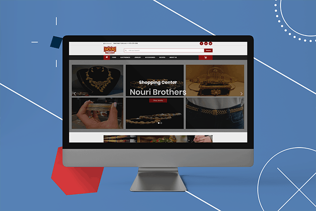 Web Design Nouri Brothers Blue