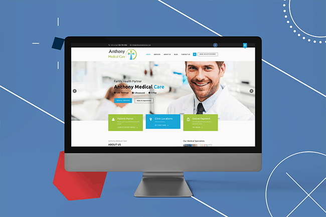 Web-Design-AnthonyMedicalCare-Blue