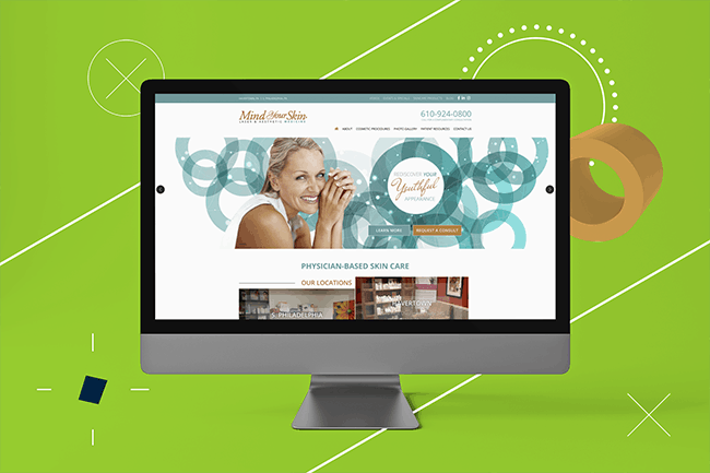 Web-Design-Mind-Your-Skin-Green