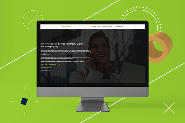 Web-Design-Patient-Hook-Green