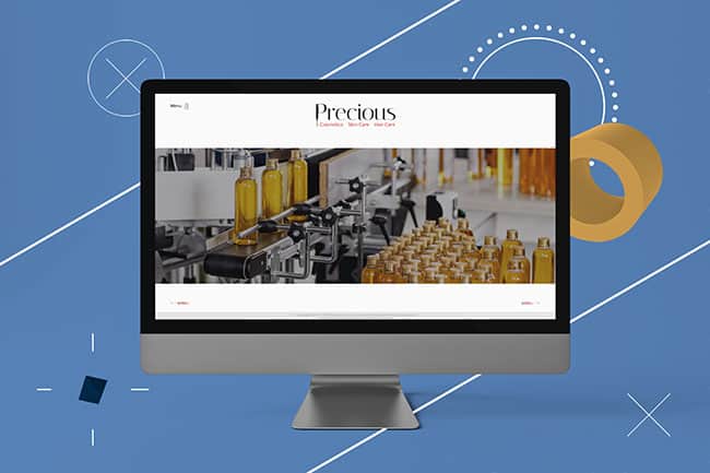 Web-design-Precious-Cosmetics-Bl-Bg
