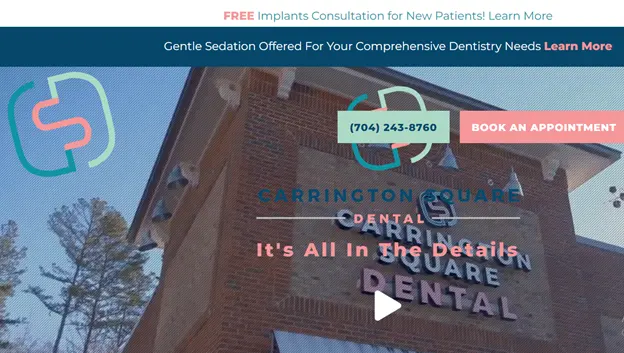 Carrington Square Dental Best Dentist Website Example 15