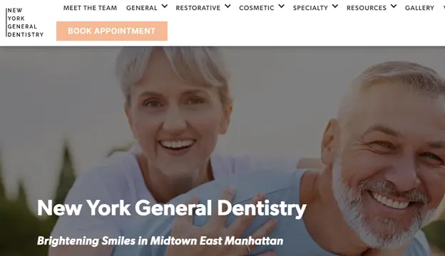 New York General Dentistry Best Dentist Website Example 13