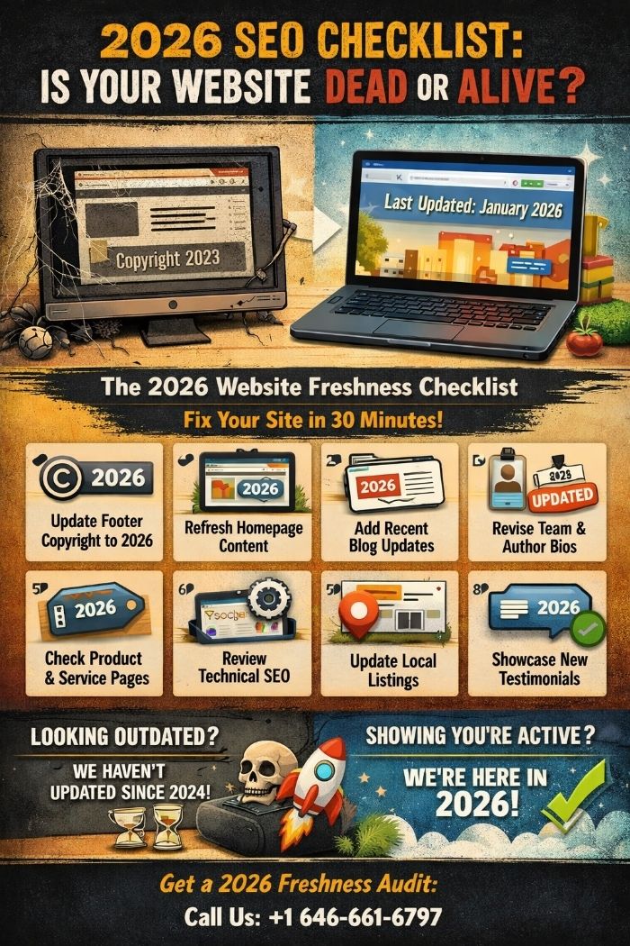 2026 SEO Checklist: Is Your Website Dead or Alive? 3 2026 SEO Checklist infographic