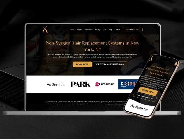 How SEO Helped Ace of Fades 212 Go From Skeptical to Fully Booked 3 Website Design for Ace of Fades 212